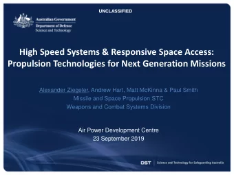 High Speed System Examples  NASA X-43 flight vehicle (Credit: NASA)  Booster + X-51A (Credit: