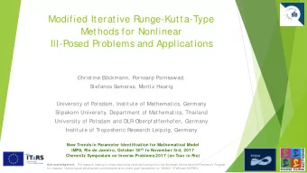 Modified Iterative Runge-Kutta-Type  Methods for Nonlinear  Ill-Posed Problems and Applications