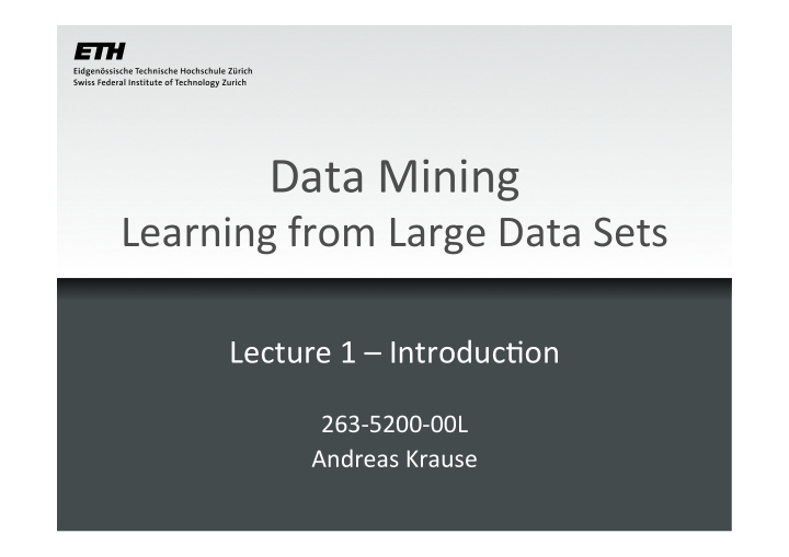 data mining