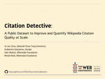 Citation Detective :  A Public Dataset to Improve and Quantify Wikipedia Citation  Quality at Scale