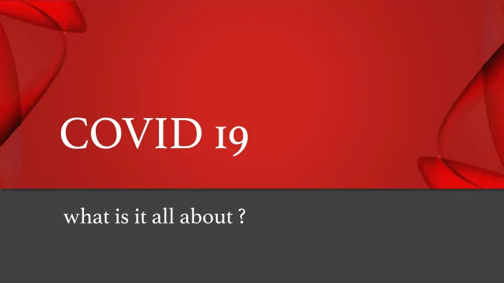 covid 19
