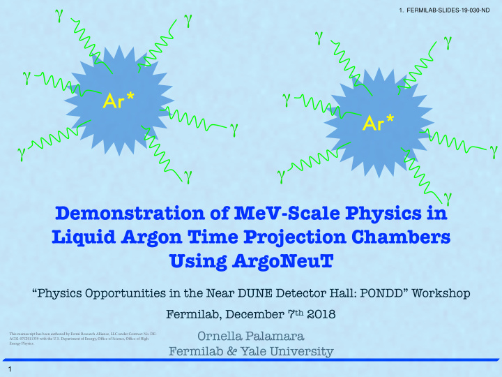 demonstration of mev scale physics in liquid argon time