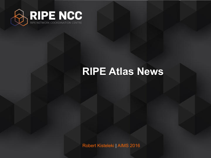 ripe atlas news