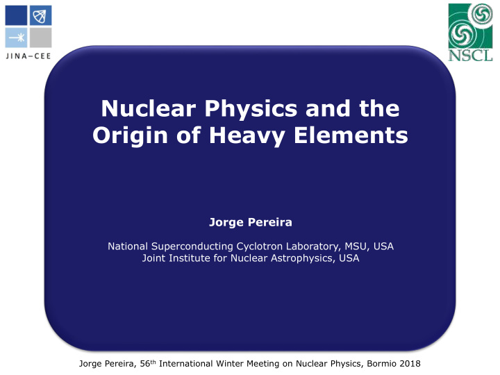 nuclear physics and the