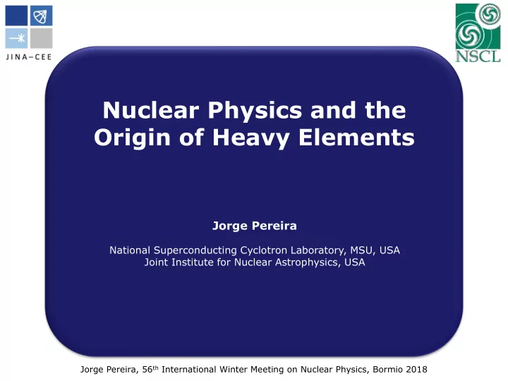 nuclear physics and the