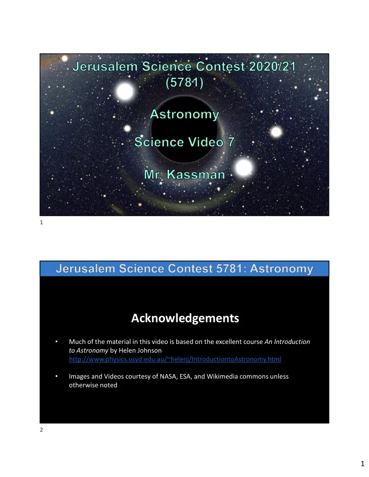 acknowledgements