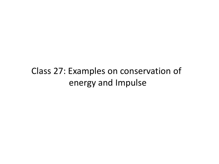 energy and impulse example 3 r e 6 371 10 6 m