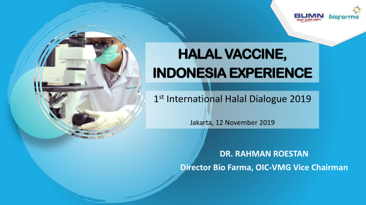 halal vaccine indonesia experience
