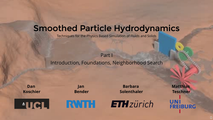 smoothed particle hydrodynamics smoothed particle