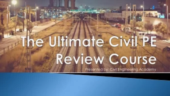 Presented by: Civil Engineering Academy  Detention/Retention Ponds  Presented by: Civil Engineering