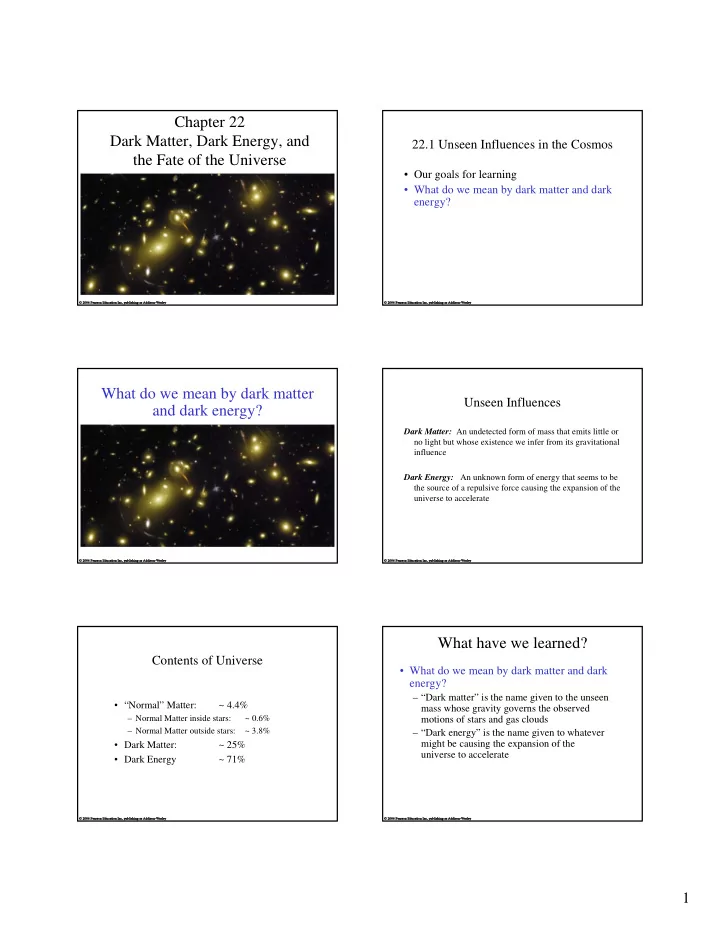 chapter 22 dark matter dark energy and