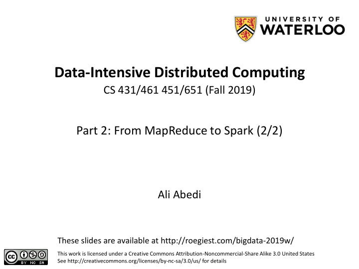 data intensive distributed computing