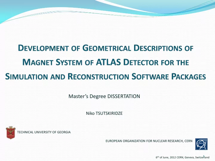 master s degree dissertation