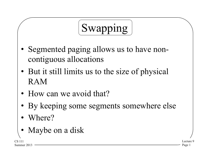 swapping