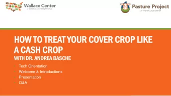 A C  A CAS  ASH CR  H CROP  OP  WITH  H DR.  . ANDREA  REA BA  BASC  SCHE  HE    Tech