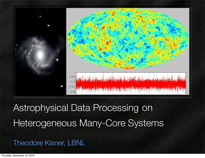 on astrophysical data processing heterogeneous many core