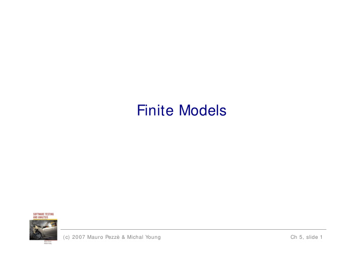 finite models