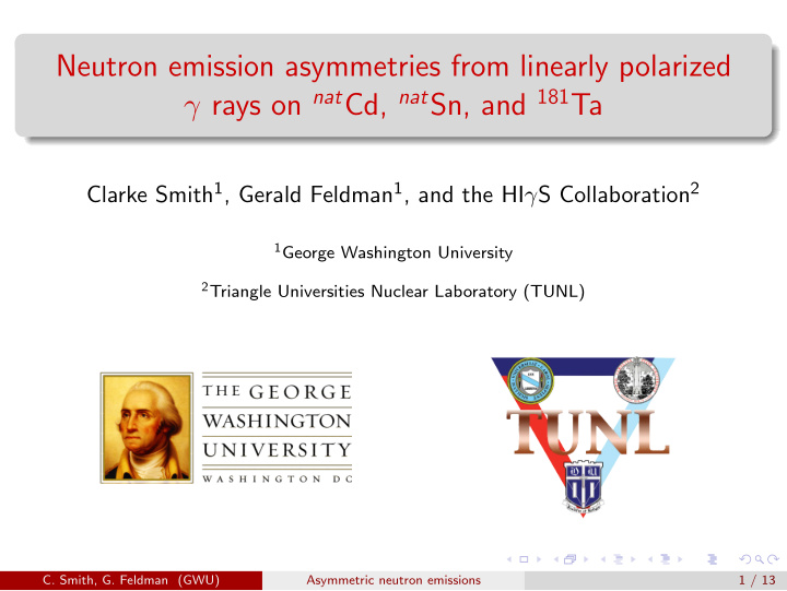 neutron emission asymmetries from linearly polarized rays