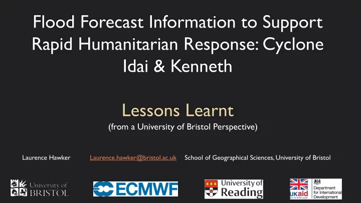 from a university of bristol perspective