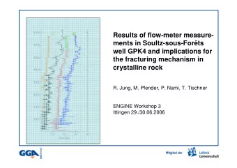 Results of flow-meter measure-  ments in Soultz-sous-Forts  well GPK4 and implications for  the