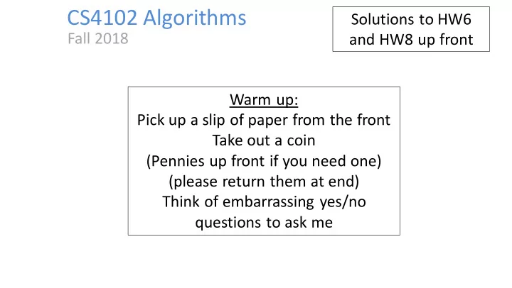 cs4102 algorithms