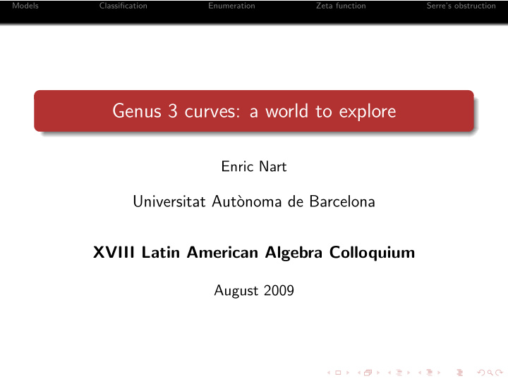 genus 3 curves a world to explore