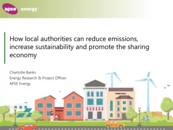 economy  Charlotte Banks  Energy Research &amp; Project Officer  APSE Energy  www.apse.org.uk  The