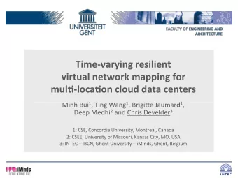 Time-varying  resilient    virtual  network  mapping  for