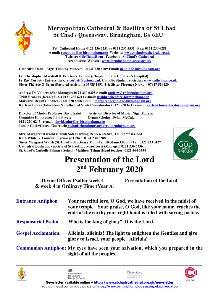 fr christopher marshall amp fr gerry lennon chaplain to
