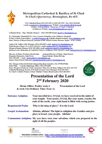 Fr. Christopher Marshall &amp; Fr. Gerry Lennon (Chaplain to the Childrens Hospital) Fr Ray