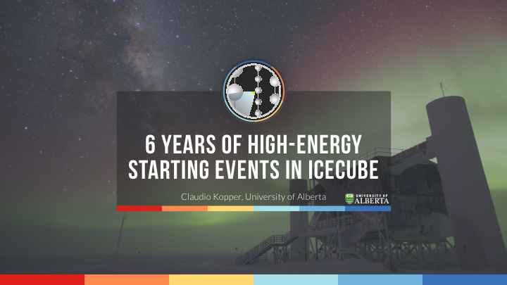 6 years of high energy starting events in icecube