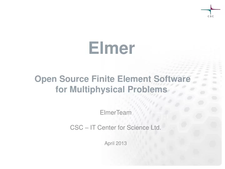 elmer
