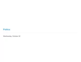 Politics  Wednesday, October 22  Government and Politics A government is the system by which a