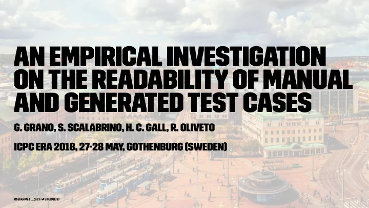 an empirical investigation on the readability of manual