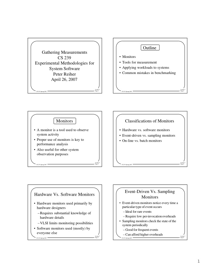 outline gathering measurements