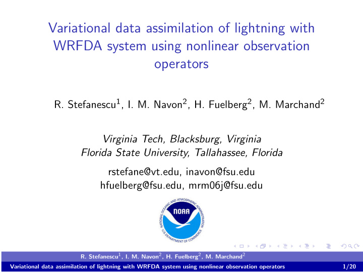 variational data assimilation of lightning with wrfda