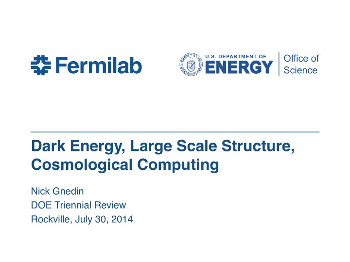 dark energy large scale structure