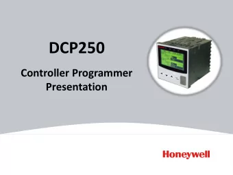 DCP250  Controller Programmer  Presentation  DCP250 Overview  Controller and Programmer with
