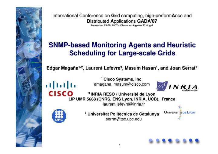 snmp based monitoring agents and heuristic based