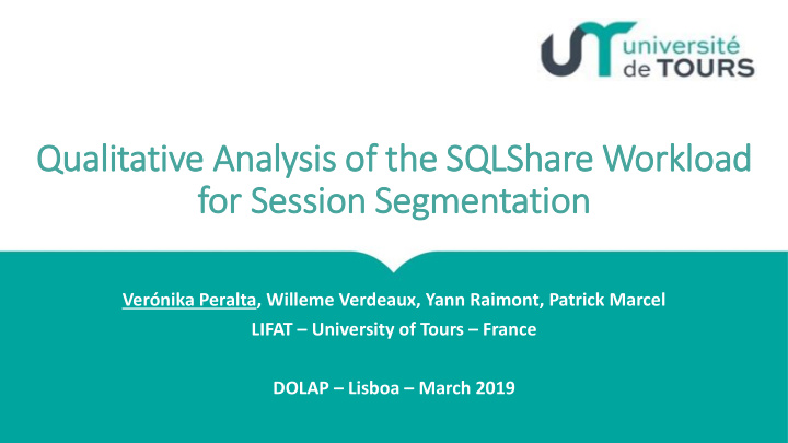 for session segmentation