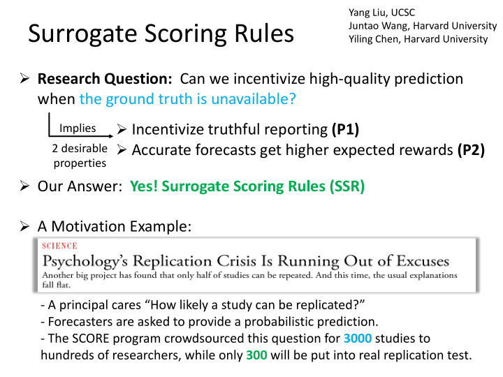 surrogate scoring rules