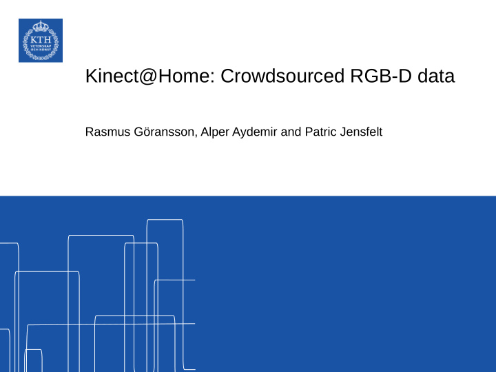 kinect home crowdsourced rgb d data