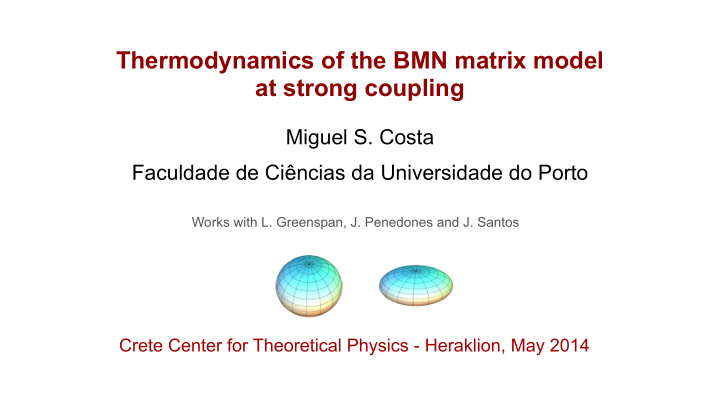 thermodynamics of the bmn matrix model at strong coupling