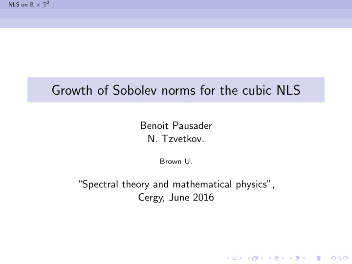 growth of sobolev norms for the cubic nls