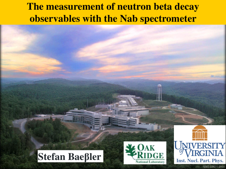 the measurement of neutron beta decay