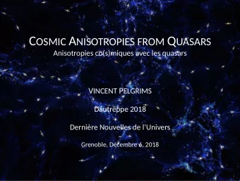 Cosmological Principle  The CDM: successful concordance model of cosmology Cosmological principle