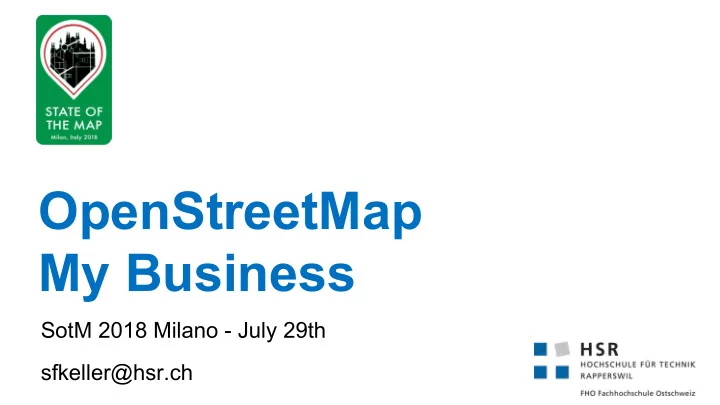 openstreetmap my business
