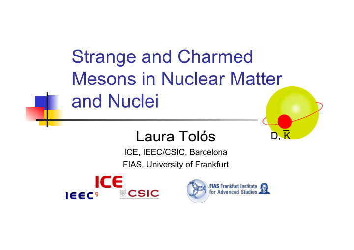 strange and charmed mesons in nuclear matter and nuclei