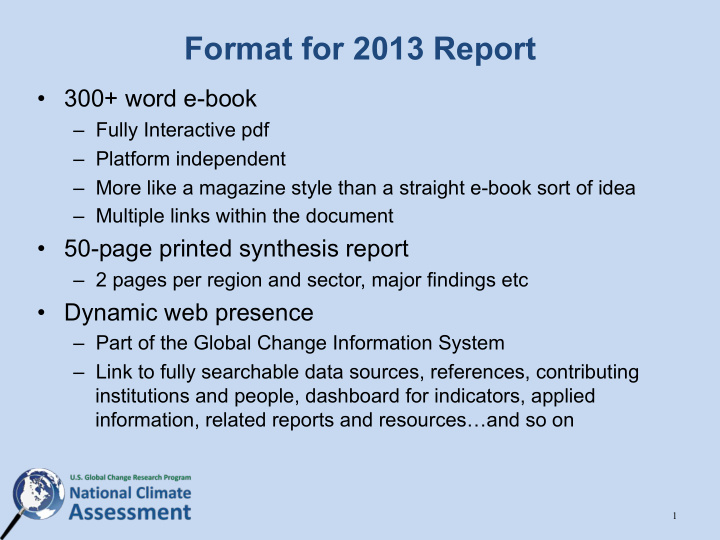 format for 2013 report
