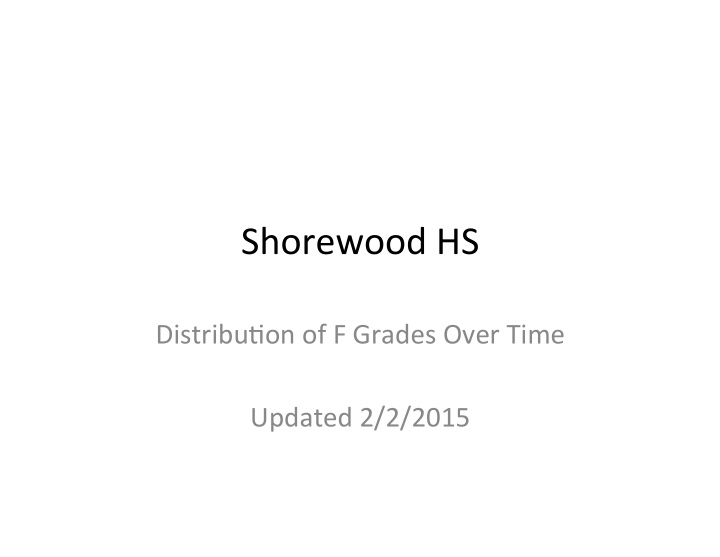shorewood hs